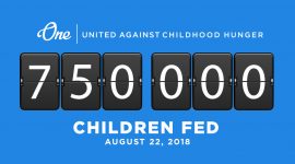 One Initiative 750000 Meals