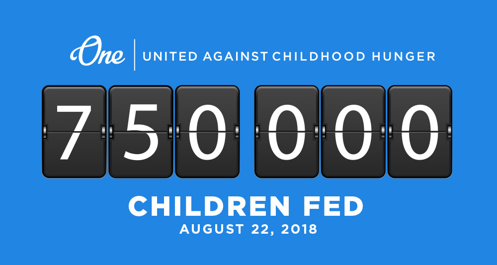One Initiative 750000 Meals