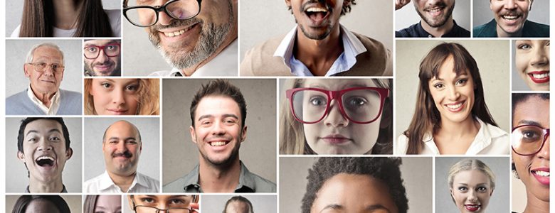 Generation vs Individual shots of diverse individuals