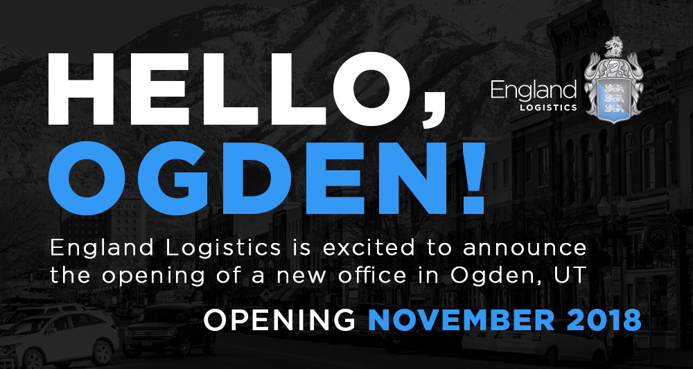 England Logistics New Location Ogden Utah